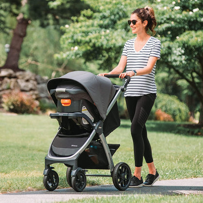 Chicco Bravo 3-in-1 Travel System with KeyFit 30 Infant Car Seat & Base, Camden