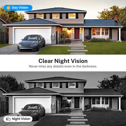 Orbitell M52 1080p Wireless Wi-Fi Video Doorbell Camera, 2-Way Audio, Night Vision, AI Motion Detection, Cloud Storage, IP65 Weather Resistant, 2.4GHz Wi-Fi
