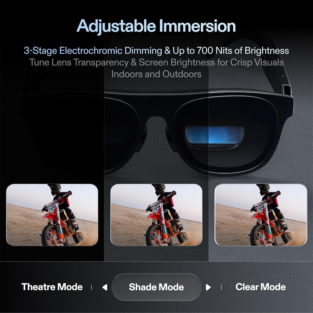 XREAL One Pro AR Glasses with X1 Chip, 171" 120Hz FHD Display, Native 3 DoF