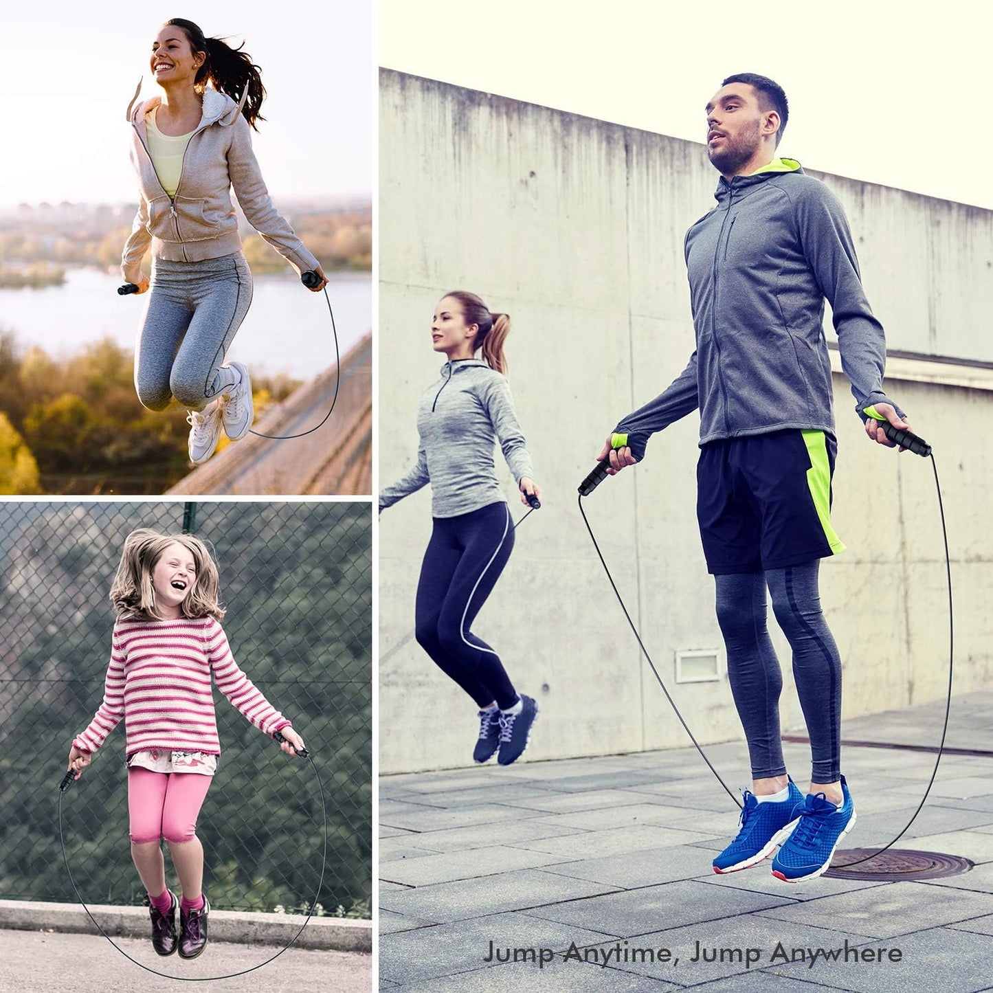 Loocio Adjustable Speed Jump Rope for Fitness