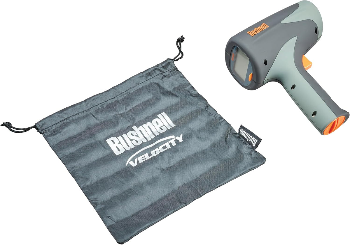 Bushnell Velocity Speed Gun, Handheld Radar Speed Gun for Baseball, Tennis, Racing & Traffic Monitoring, 10–200 MPH, Clear LCD Display