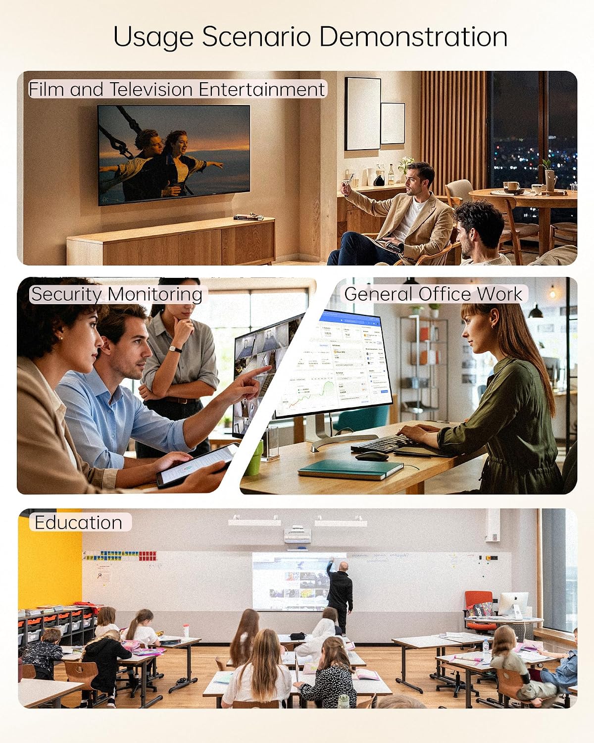Glorlin Mini PC, AMD Ryzen 5 3501U CPU (Beats N95, Up to 3.7 GHz, 4C/8T) Small Desktop Computer 16GB DDR4 RAM 512GB NVMe SSD WiFi 6 Bluetooth 5.3 Dual HDMI DP Support Three 4K Display for Home Office