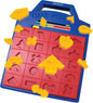 Winning Fingers Shape Toy Puzzle Game, Pop-Up Board Game with Shape Puzzles, 2-Player Matching & Concentration Game for Kids Ages 3+, Blue