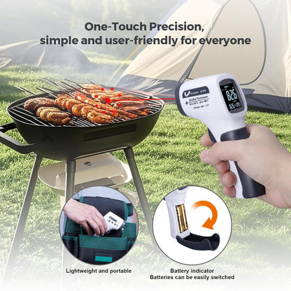 VCooklify Infrared Thermometer Gun -58°F to 1400°F