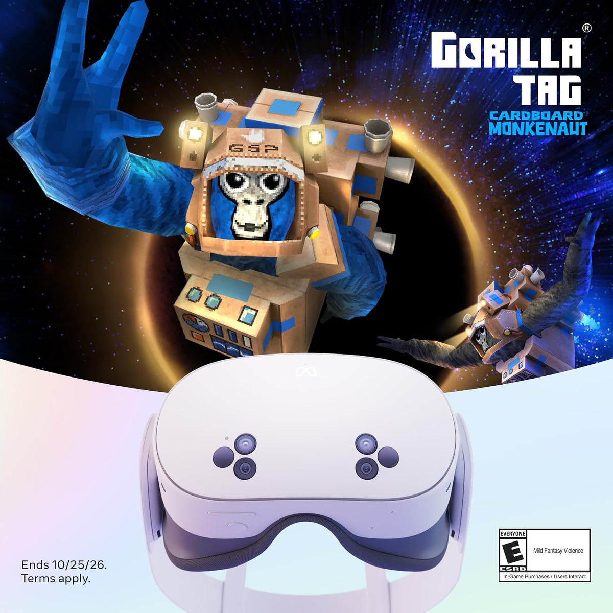 Meta Quest 3S 128GB | Virtual Reality — VR Headset — Gorilla Tag Bundle