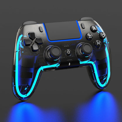 BETMI Wireless Controller for PS5, Pro/Slim/MAC/Steam Deck/PC, Hall Effect Joystick, Dual Vibration/Macro/Turbo, 3.5mm Jack, 6-Axis, Mute Key, LED Gamepad with Speaker (4 Lighting Effects, 9 Light Colors)