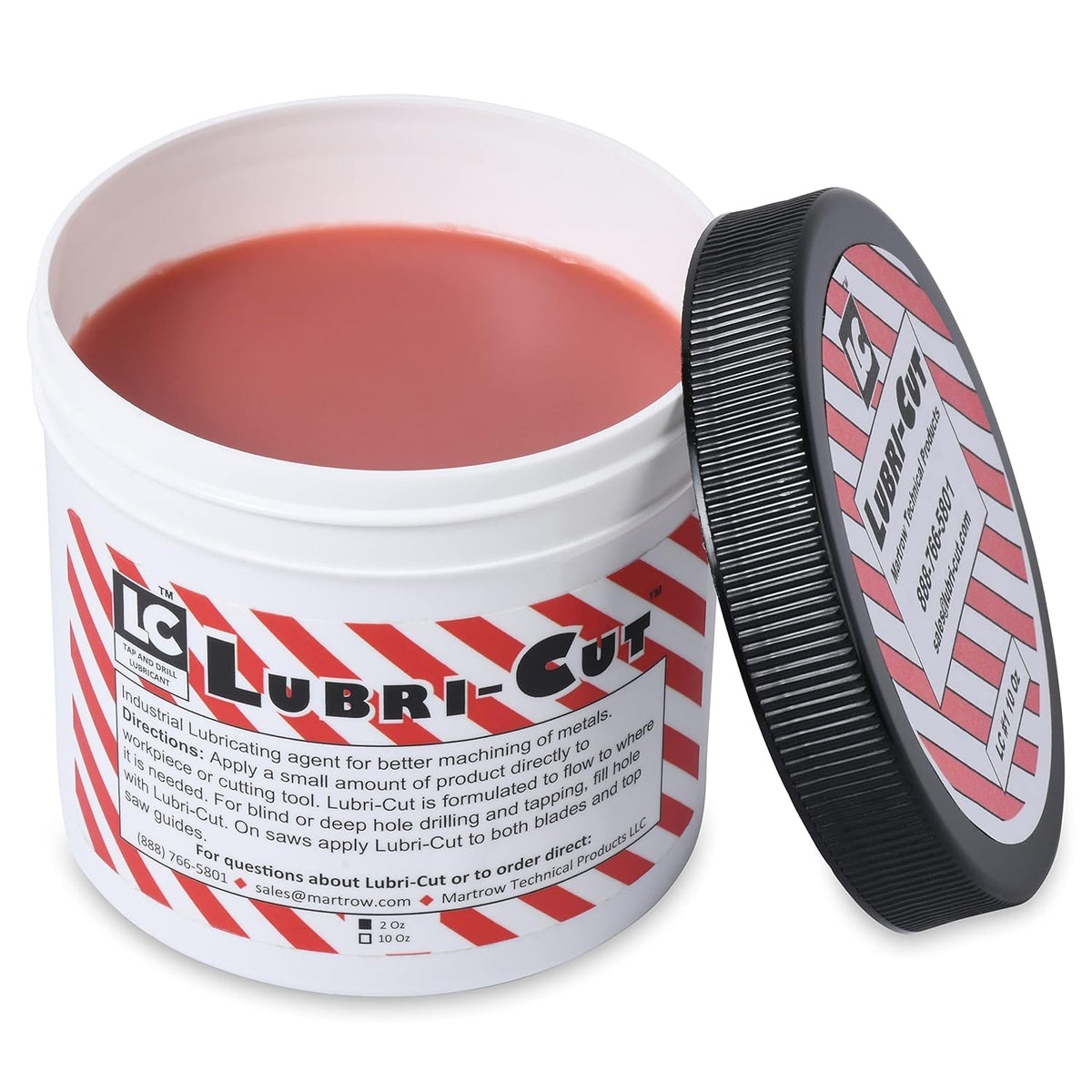 Lubri-Cut Cutting Paste for Drilling Metal, 10 Oz Tub, Beeswax-Based Tapping & Cutting Wax, Saw Blade & Drill Bit Lubricant, Made in USA