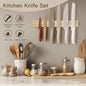 Astercook 13-Piece Kitchen Knife Set with Blade Guards
