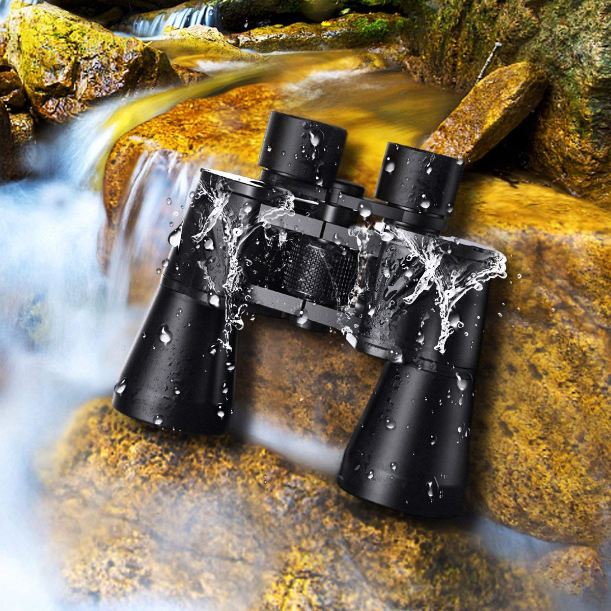 Pankoo 20x55 High-Powered Binoculars for Adults with Phone Adapter, BAK4 Prism & FMC Coating, Waterproof Fogproof Outdoor Binoculars for Bird Watching, Travel & Wildlife