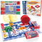 Science Kidz Electronics Kit, 188 Science Experiments for Kids, Snap-Together Circuit Projects, STEM Science Kit with Color User Manual, Physics Learning Toy