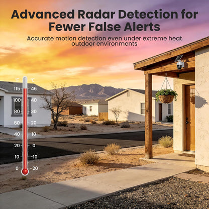 SOLIOM 4K Solar Security Cameras Wireless Outdoor System, 4-Cam Kit