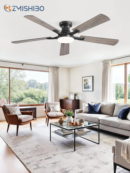 ZMISHIBO 52-Inch Ceiling Fan with Light