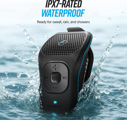 noxgear 39g Wearable Bluetooth Speaker | Mini Magnetic Clip-On Speaker with IPX7 Waterproof Design & 15-Hour Battery