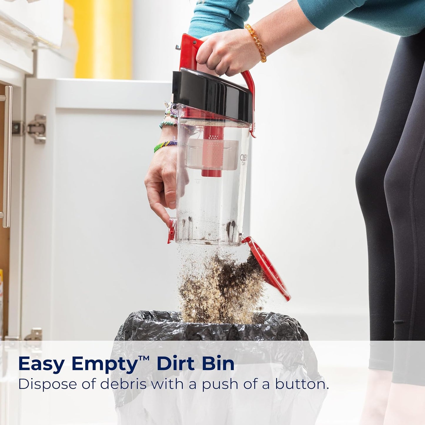 Bissell CleanView Compact, Powerful Suction & Extension Wand, 3508 Lightweight for apartments & dorms; scatter-free technology; removable extension wand; compact design