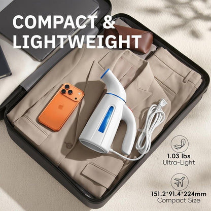 OGHom Steamer for Clothes, Handheld Clothing Steamer for Garment, 240ml Big Capacity 700W Portable Travel Steam Iron (Only for 120V)