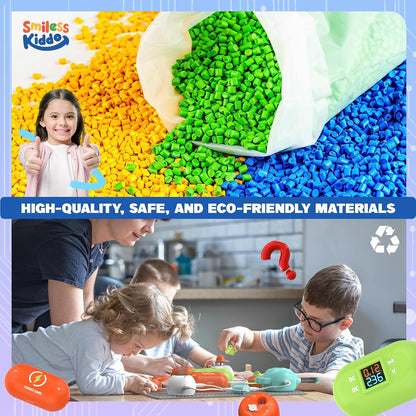 SMILESSKIDDO Science Kits Electronics STEM Kit, 420+ Projects, 35 Circuit Parts, Snap-Together Science Experiments for Kids, Physics Learning Toy