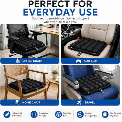 HyperionFlo Essentials Inflatable Air Cell Seat Cushion for Travel
