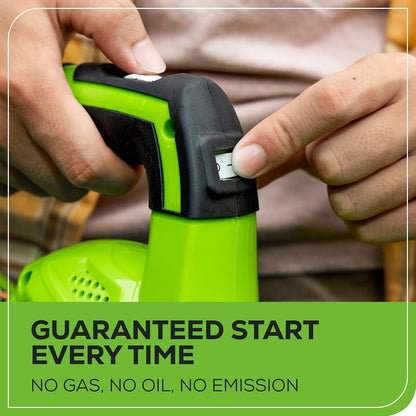 Greenworks 40V Cordless Leaf Blower – 135 CFM, 150 MPH with 2.0 Ah Battery and Charger