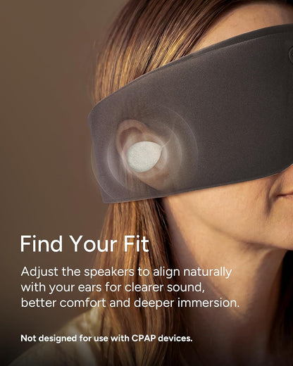 SoundMask Sleep Mask with Built-In Audio