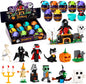 Cleboen Halloween Building Blocks Blind Eggs, 12-in-1 Haunted House Mini Building Block Sets, Surprise Eggs Party Favors for Kids Ages 6-12, Halloween Toys & Goodie Bag Stuffers
