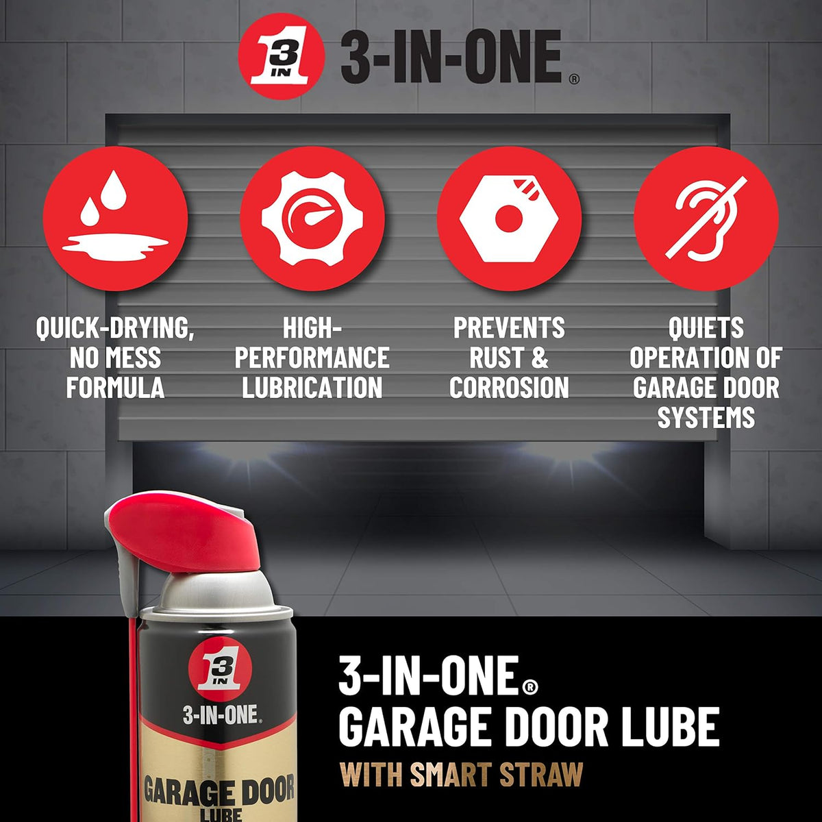 3-IN-ONE Multi-Purpose Oil, 8 oz, 12-Pack, Lubricates, Cleans & Protects Against Rust and Corrosion, Precision Marksman Twist Spout