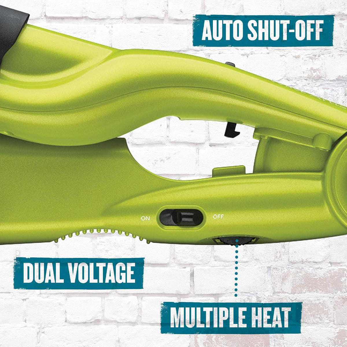 Bed Head Wave Artist Deep Waver | Combat Frizz, Get Long Lasting Results, & Add Massive Shine for Beachy Waves | With Tourmaline Ceramic Technology (Green)