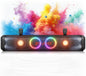 Ehaho 26" UTV Sound Bar, 500W Bluetooth Sound System with RGB Party Lights, IP66 Waterproof 6-Speaker Audio for Golf Carts, ATVs & UTVs
