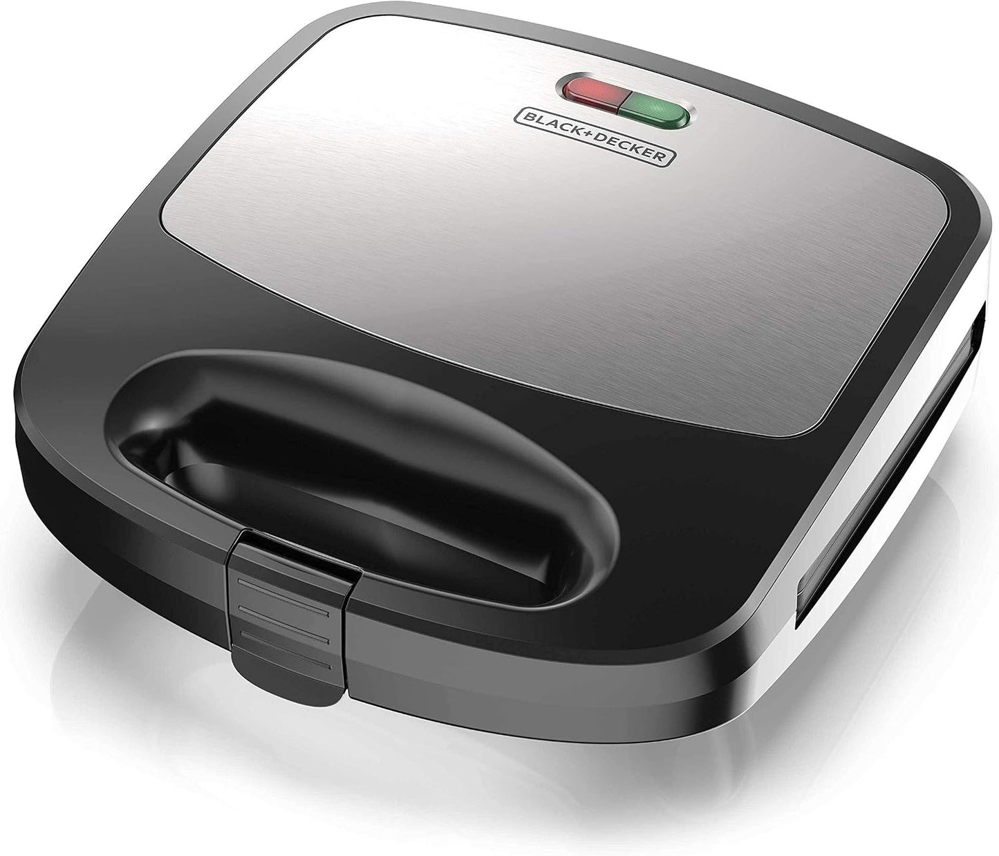 BLACK+DECKER 3-in-1 Waffle Maker, Grill & Sandwich Press Interchangeable waffle, grill and sandwich plates with nonstick surface and compact storage.