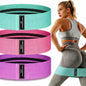 HyperionFlo Essentials Non-Slip Fabric Resistance Bands Set, 3-Level Exercise Bands with 10–45 lb Resistance for Men & Women