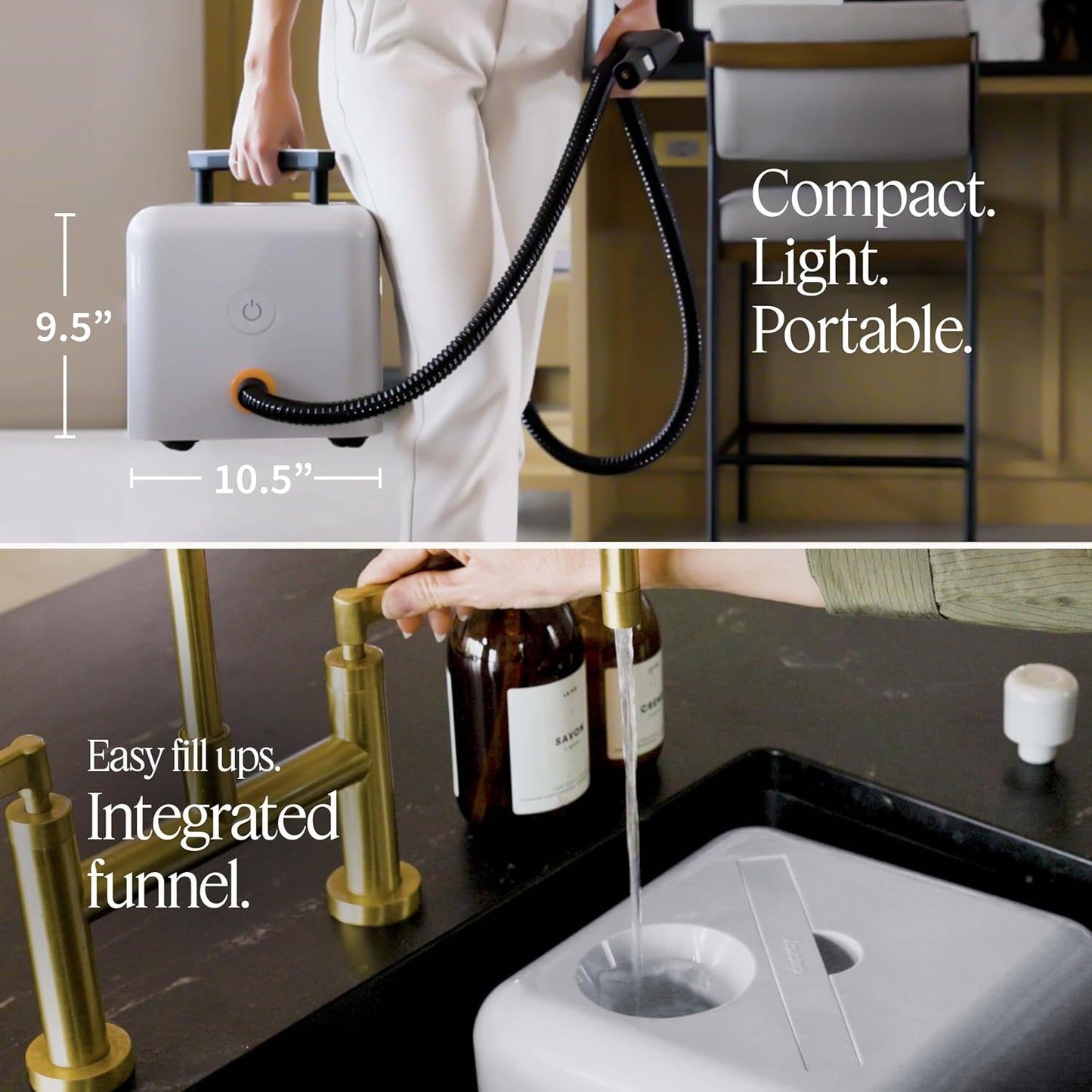 Dupray Neat Plus Steam Cleaner for Home - Essential Pack 90s Fast heat up & unlimited steam |Chemical-free cleaning for floor, car, wall, grout & kitchen |Steam mop|17 Accessories