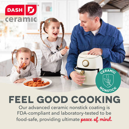 Dash Ceramic Tasti-Crisp Express Air Fryer, 2.6 Qt., Assorted Colors