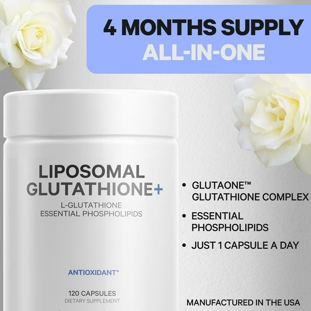 Codeage Liposomal Glutathione Antioxidant Capsules, 250mg, 120 Ct.