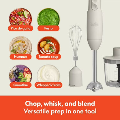 Bella 4-in-1 Immersion Blender System with Chopper & Whisk