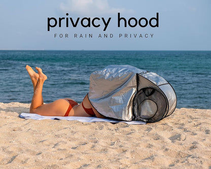 Laptop Sun Shade for Working Outside | Glare Blocker | Heat Reflective | Waterproof | Fits up to 17” Screens | Foldable & Portable Privacy Screen Hood Tent for Outdoors | Perfect Viewing Angle