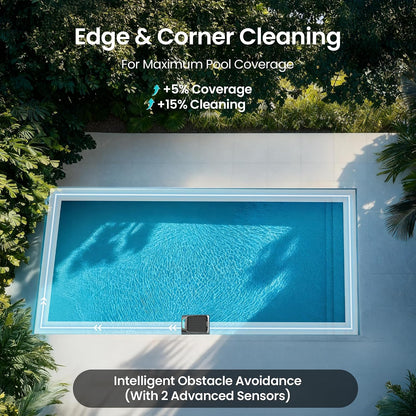 AIPER EcoSurfer S2 Solar Pool Skimmer Robot 24/7 Continuous Cleaning, Gray