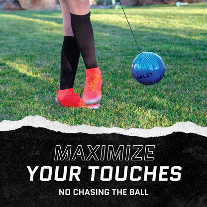 SKLZ Star-Kick Touch Soccer Trainer, Size 1 Ball Kicking & Passing Practice Trainer for Foot-Eye Coordination, Ball Control, Rhythm & Touch Skills, Cobalt