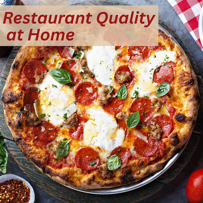 ThermiChef 16" x 16" Pizza Steel - 1/4" Steel, 17.6 lbs Multipurpose Cooking Steel for Pizzas, Sourdough, Grilling & More - Made in the USA