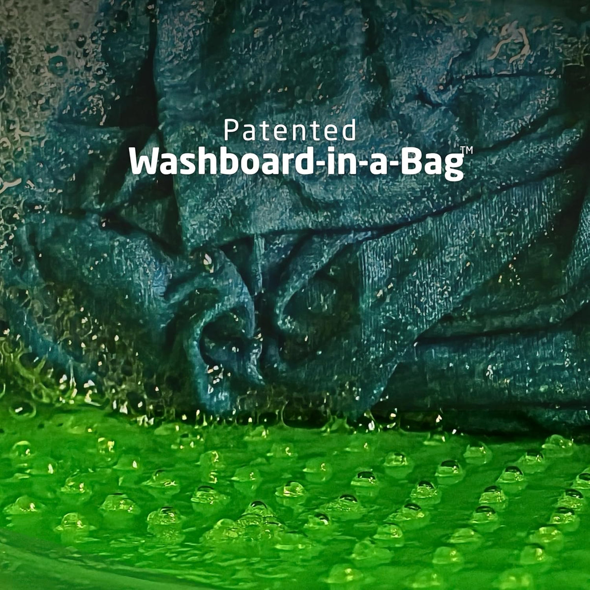 Scrubba Wash Bag Portable Travel Clothes Washer | Patented Washboard-in-a-Bag with Internal Washboard, 5KG Capacity & No Electricity