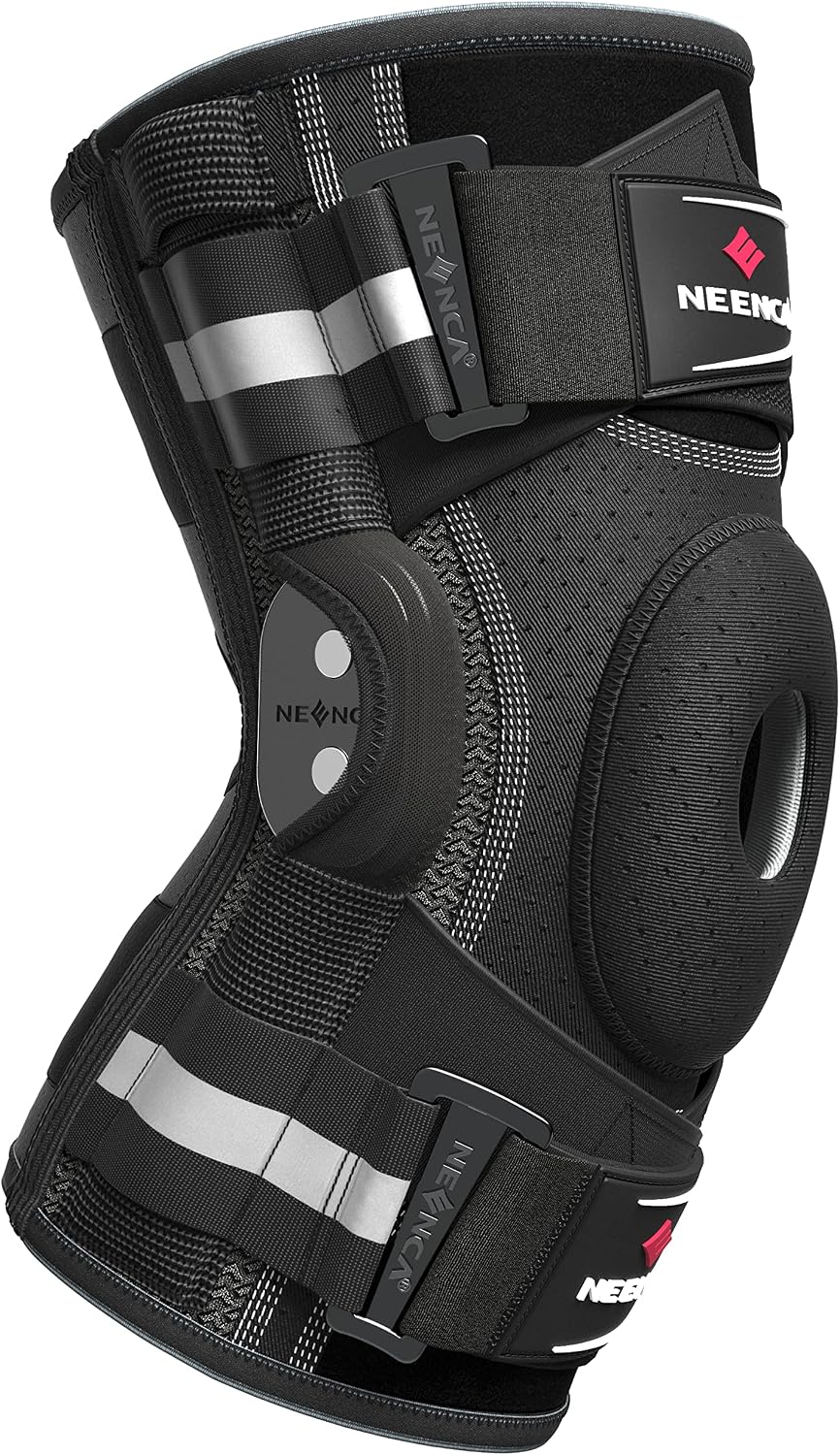 NEENCA Professional Knee Brace, Hinged Knee Support for Women & Men Relief