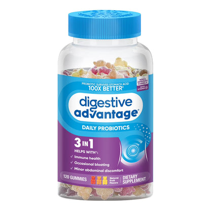 Digestive Advantage Daily Probiotic Gummies, 120 Ct.