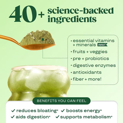 Bloom Nutrition Greens & Superfoods Powder, Shirley Temple, 48 Servings