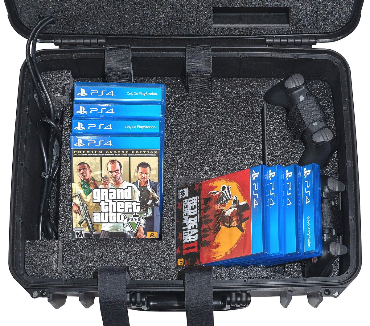Case Club Gaming Station Fits PlayStation 4 with Built-In Monitor