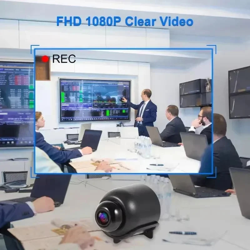 HyperionFlo Essentials Mini X5 1080P Wireless Camera, Full HD CMOS Security Camera with Night Vision & Motion Detection