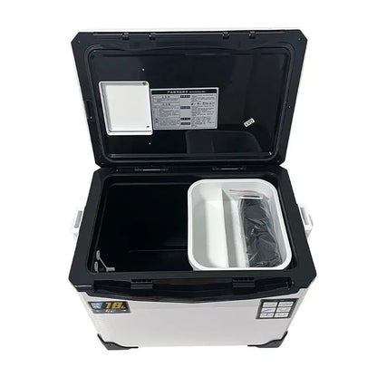 HyperionFlo Essentials Fishing Cooler Box, 10L to 48L Insulated Live Bait & Tackle Storage Box with Portable Carry Straps and Drain Outlet