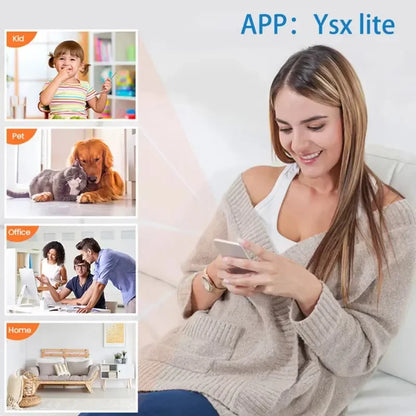 HyperionFlo Essentials Mini X5 1080P Wireless Camera, Full HD CMOS Security Camera with Night Vision & Motion Detection