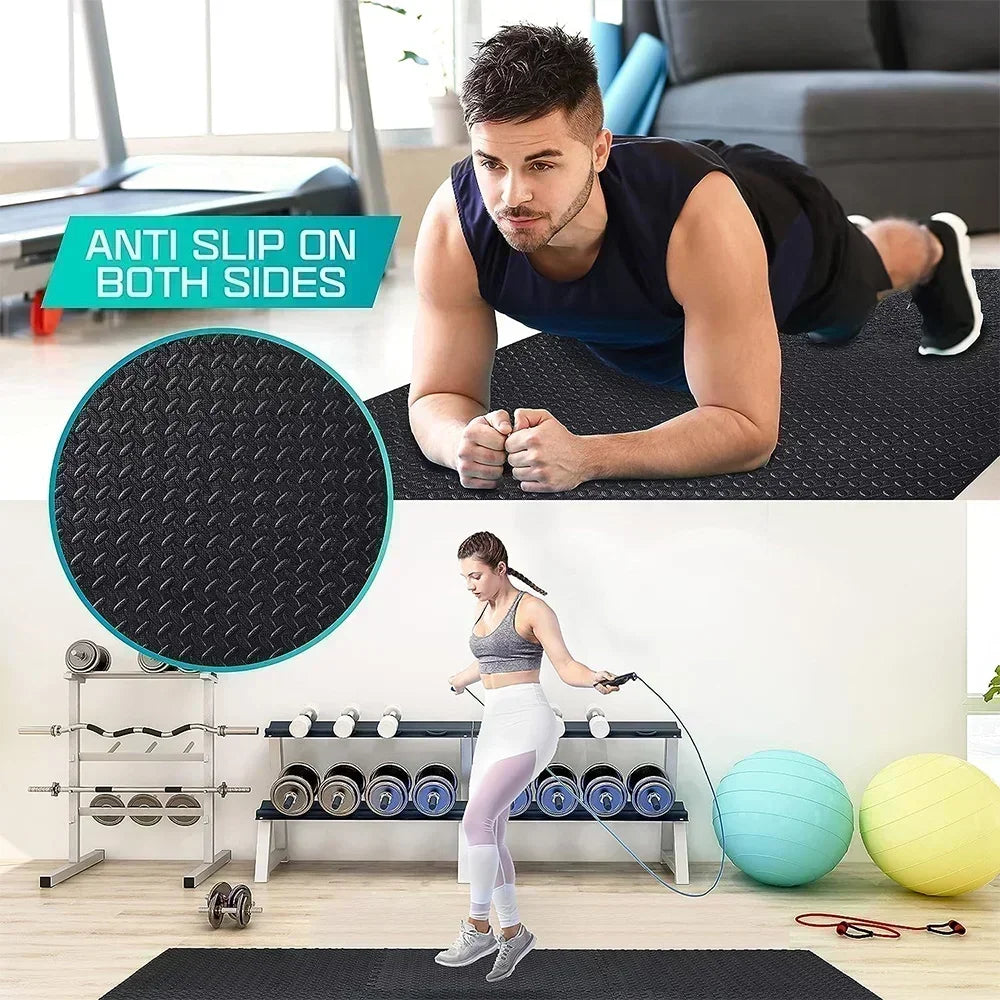 HyperionFlo Essentials EVA Foam Interlocking Play Mat, 4/12/20 Piece Non-Slip Puzzle Floor Mat for Home, Kids & Gym