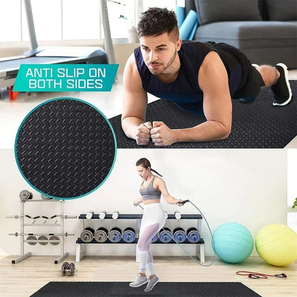 HyperionFlo Essentials EVA Foam Interlocking Play Mat, 4/12/20 Piece Non-Slip Puzzle Floor Mat for Home, Kids & Gym