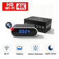HyperionFlo Essentials WiFi Mini Clock Camera, 1080P Full HD Remote Viewing Camera with Motion Detection, Infrared Night Vision & 18650 Battery