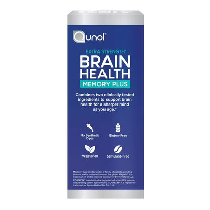 Qunol Brain Health Magnesium L-Threonate Tablets with Citicoline, 90 Ct.