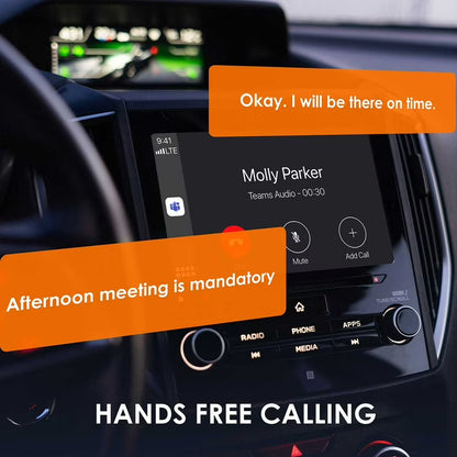 Rexing CPW-32 Wireless CarPlay & Android Auto Adapter, Wireless Upgrade for Wired Apple CarPlay & Android Auto, 5GHz Wi-Fi & Bluetooth, USB/Type-C
